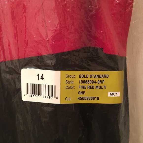 Color block dress perfect for holidays - Picture 3 of 3